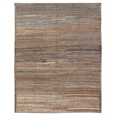 Modern Moroccan Rug by Keivan Woven Arts in Natural Shades Wool