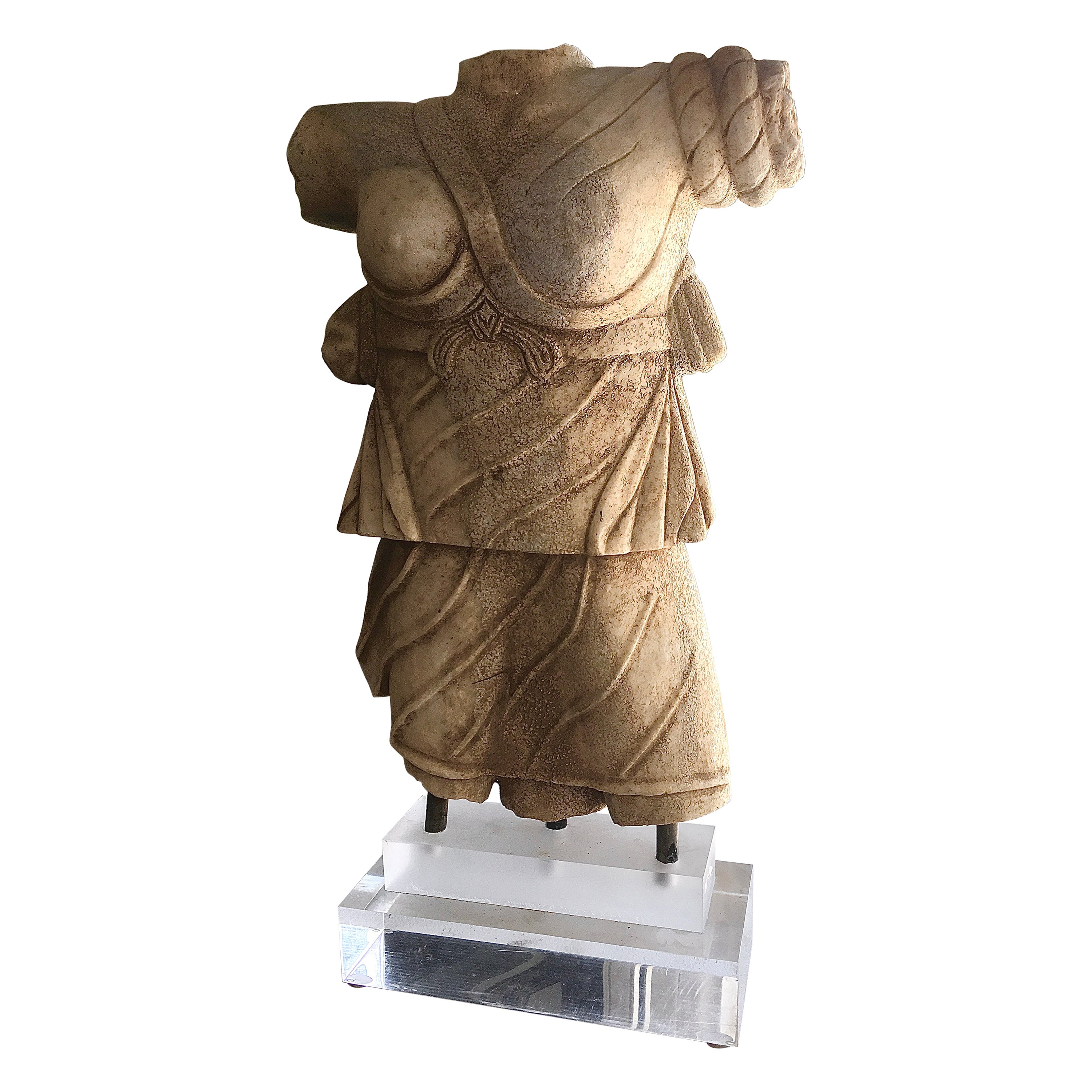 American Bronze Sculpture by Roman Bronze Works NY Foundry, 19th