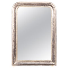Specchio da parete Louis Philippe Silver Gilt