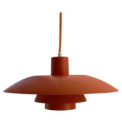 Orange Poul Henningsen PH 4/3 Pendant Lamp by Louis Poulsen, Denmark