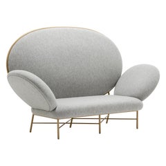 Contemporary Grey Upholstered Sofa, Stay Sofa by Nika Zupanc for Se
