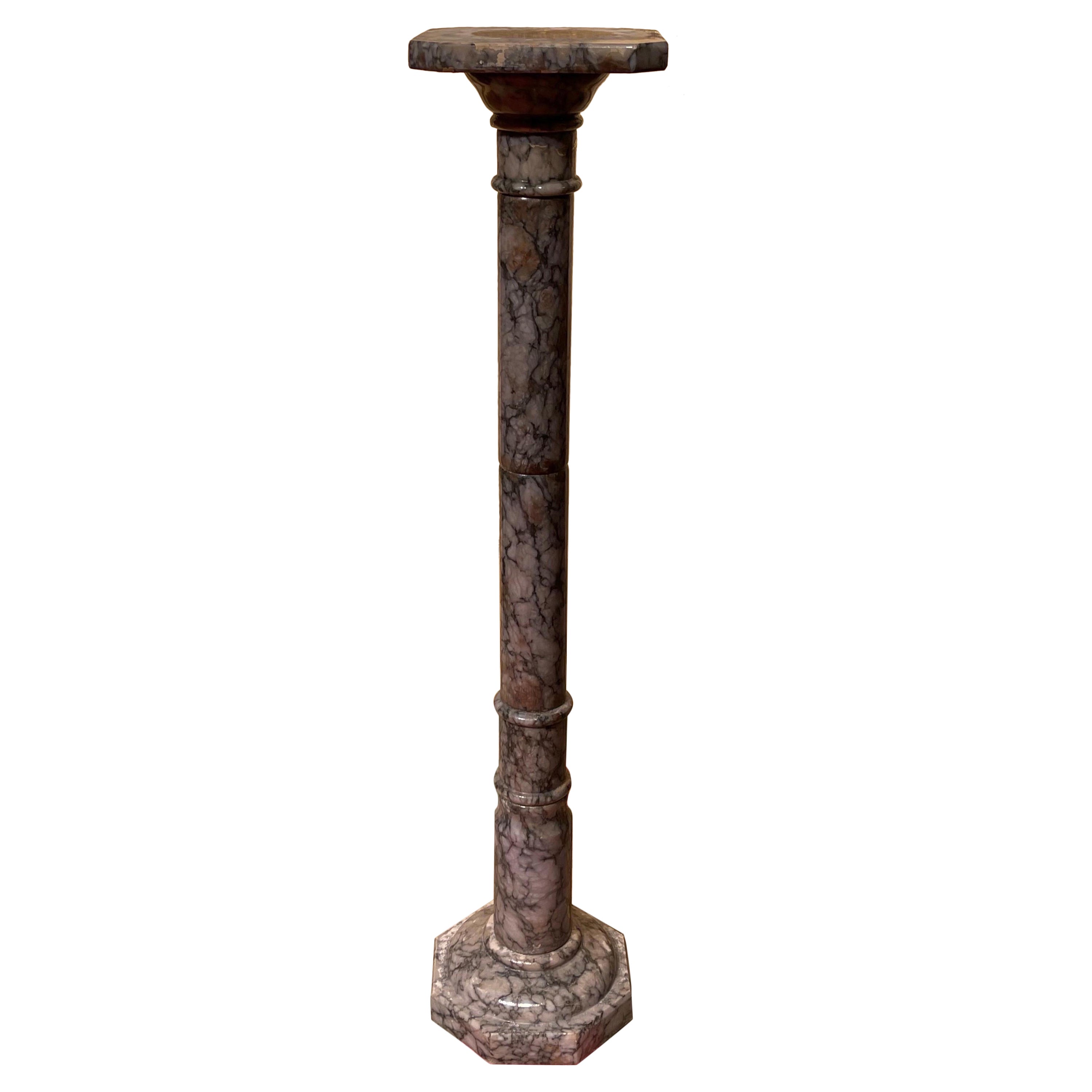20th Century Quality Marble Pillar / Column in Neoclassical Style For Sale