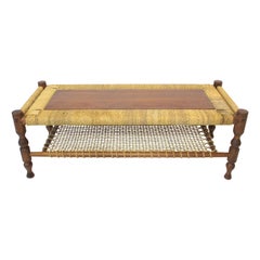 Audoux Minet French Mid Century Rope Coffee Table