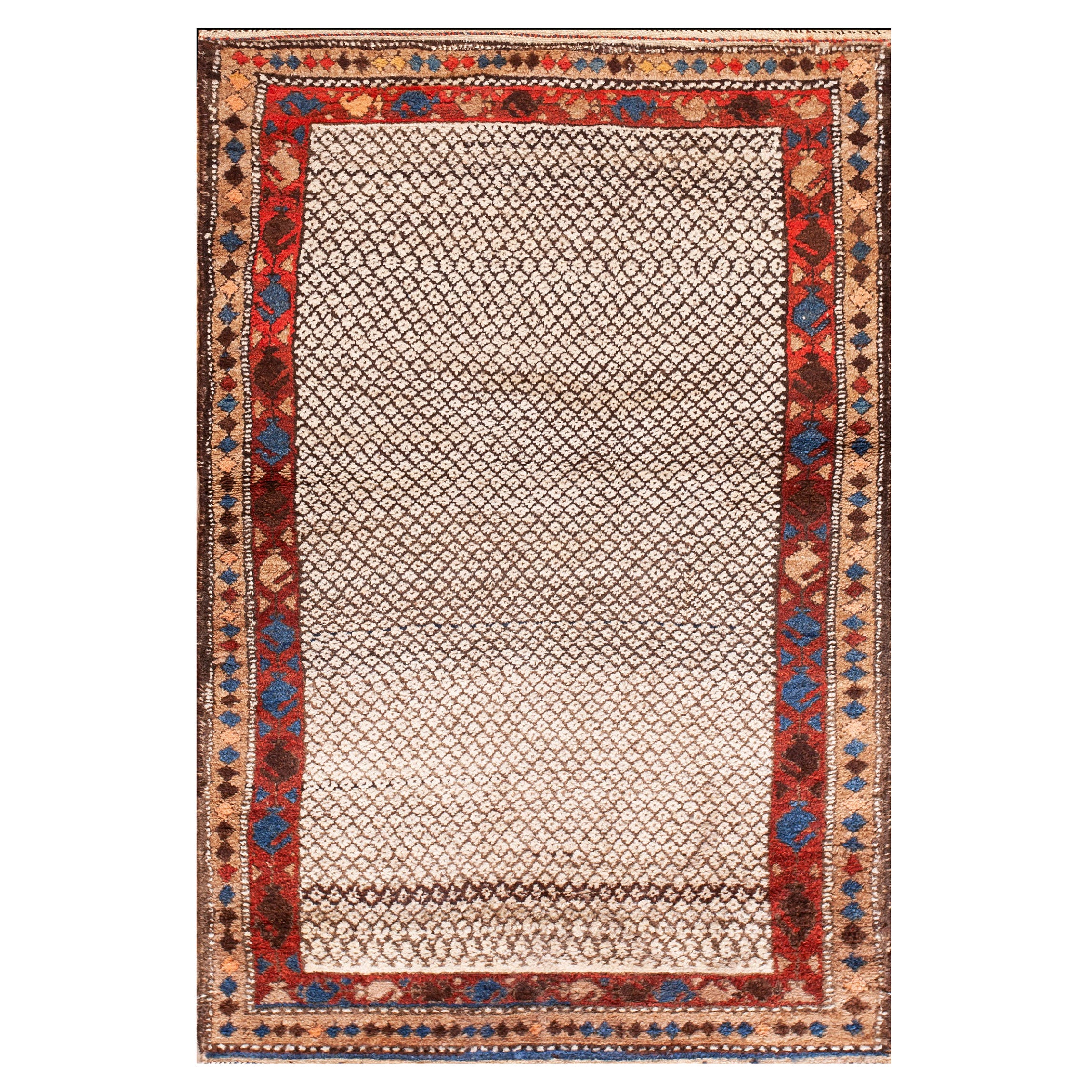 Antique NW Persian Rug  ( 3' 4" x 5' - 102 x 153 cm) For Sale