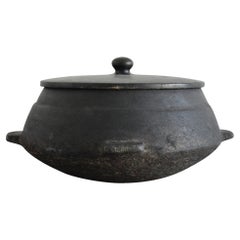 Antique Pot Made of Korean Stone 19th Century/ Rare Vase / Wabi-Sabi / Mingei