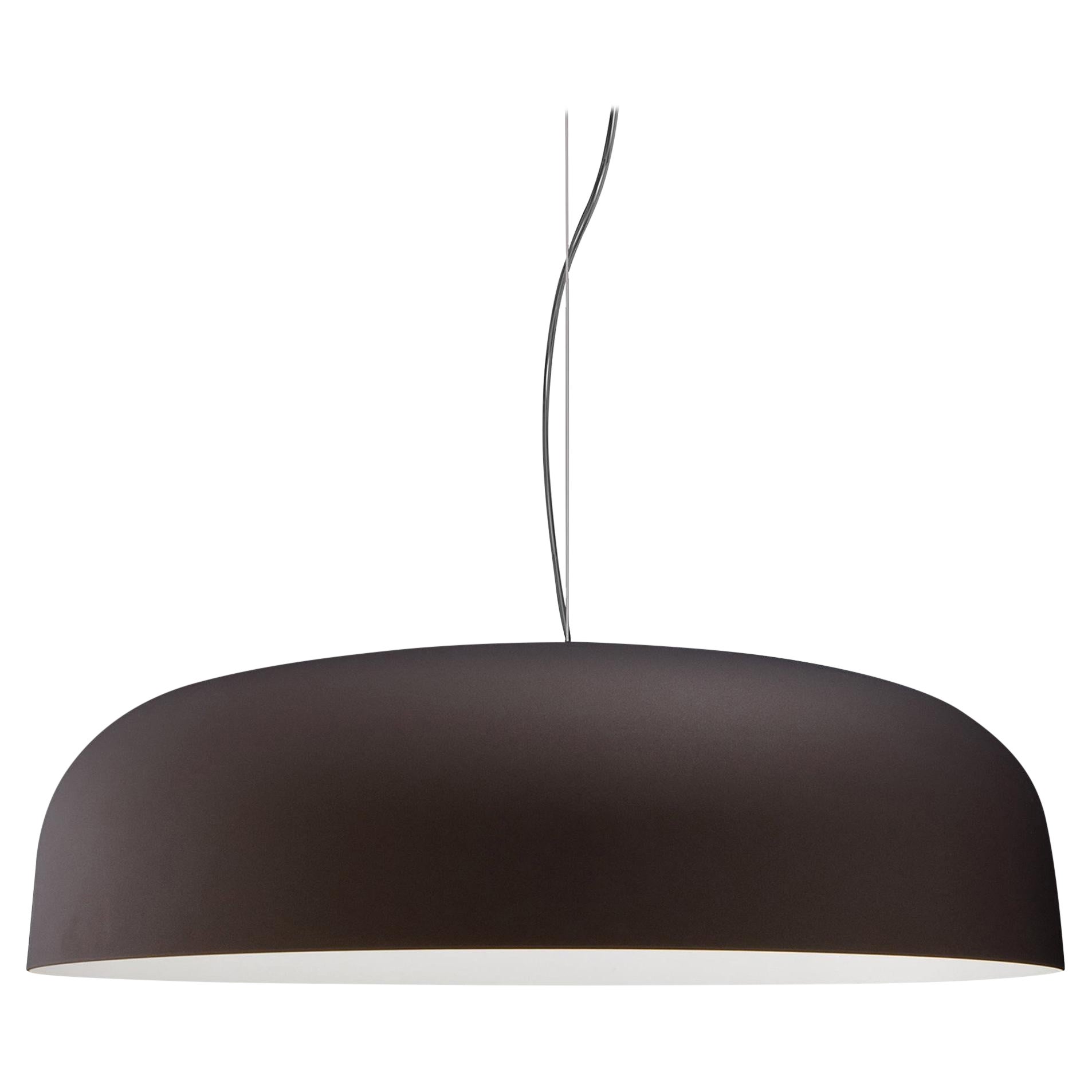 Francesco Rota Suspension Lamp 'Canopy' 422 Bronze and White by Oluce For Sale