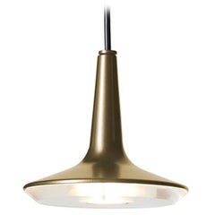 Francesco Rota Suspension Lamp 'Kin' 478 Satin Gold by Oluce