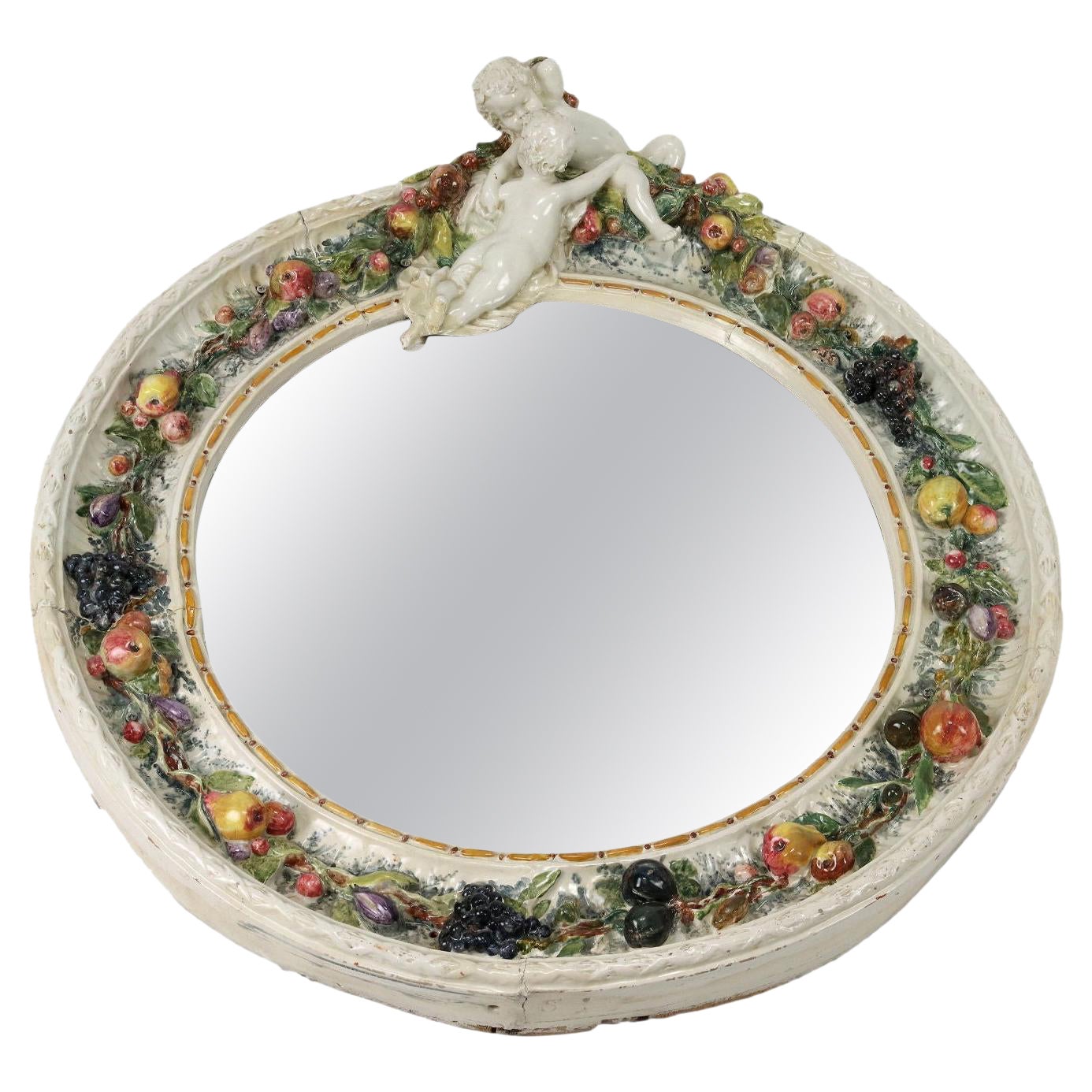 Neo-Renaissance Mirror, Italy, Second Half of the 19th Century For Sale