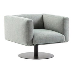 Piero Lissoni 8 Cube Armchair with Swivel Base by Cassina