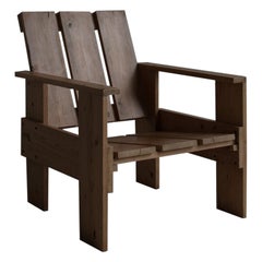 Gerrit Rietveld - Crate Chair - Pine - 60s The Netherlands 