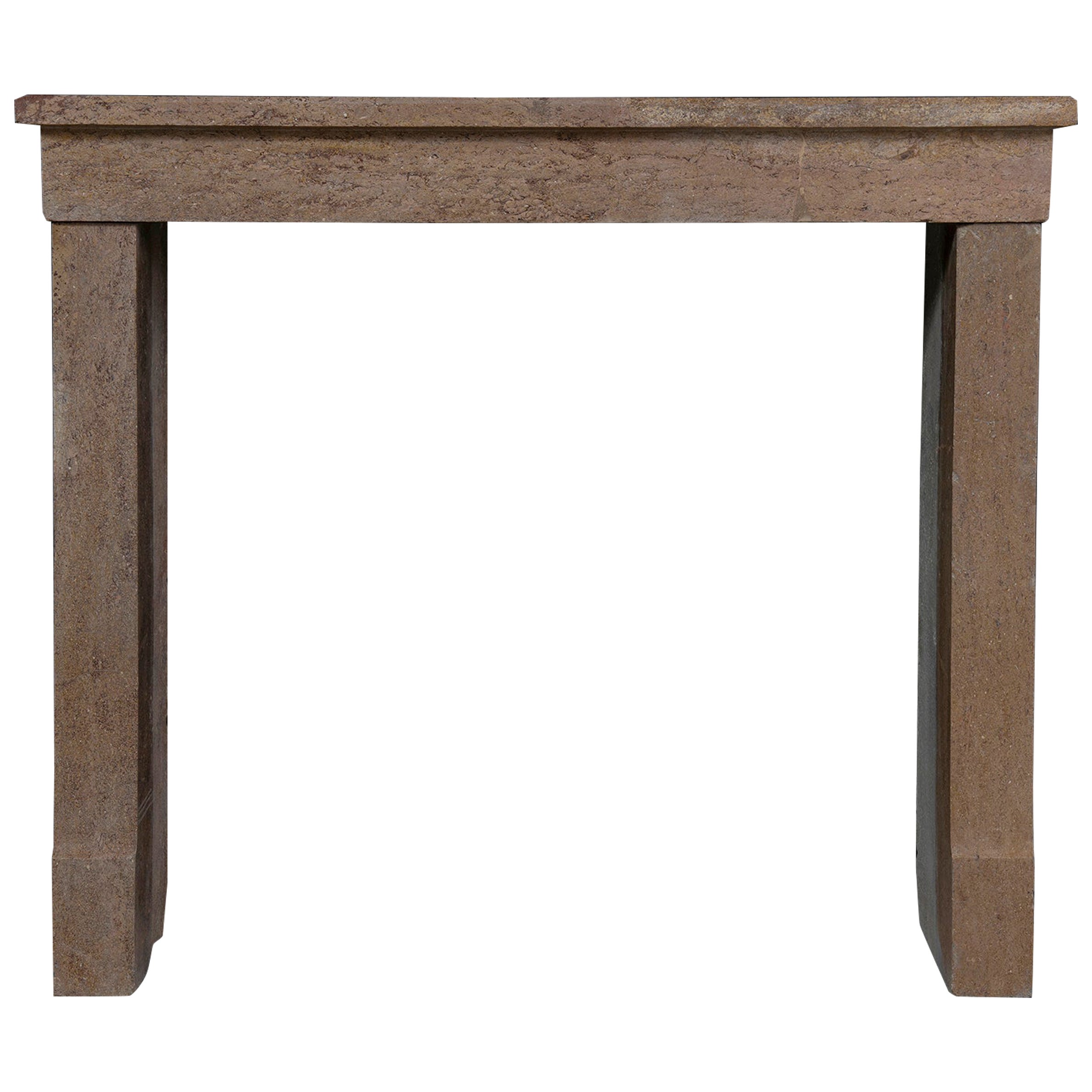 Petite French Fireplace Mantel For Sale