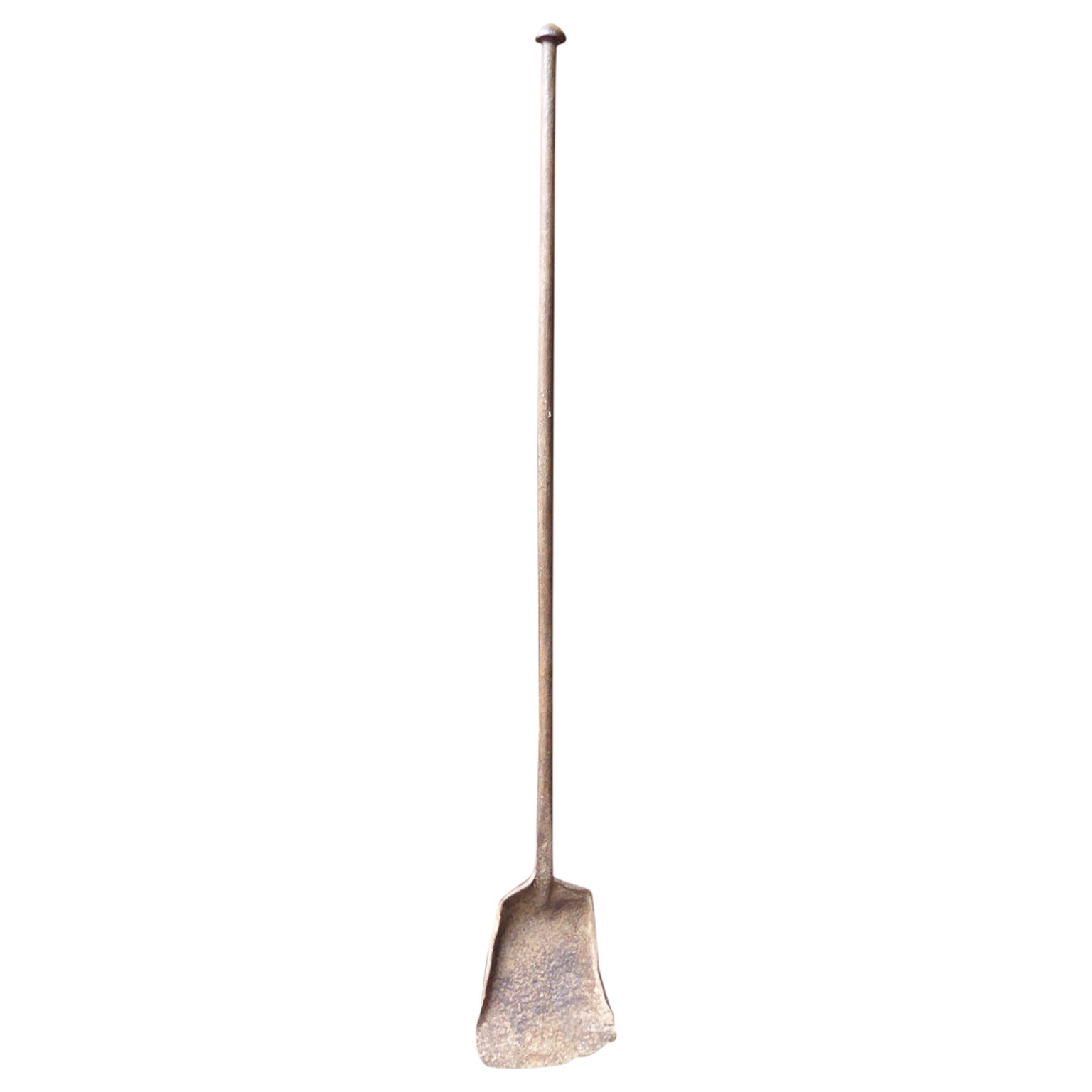 Large 18th Century French Fireplace Shovel or Fire Shovel For Sale at