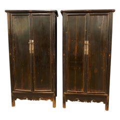 Antique Pair of 19th Century Chinese Cabinets