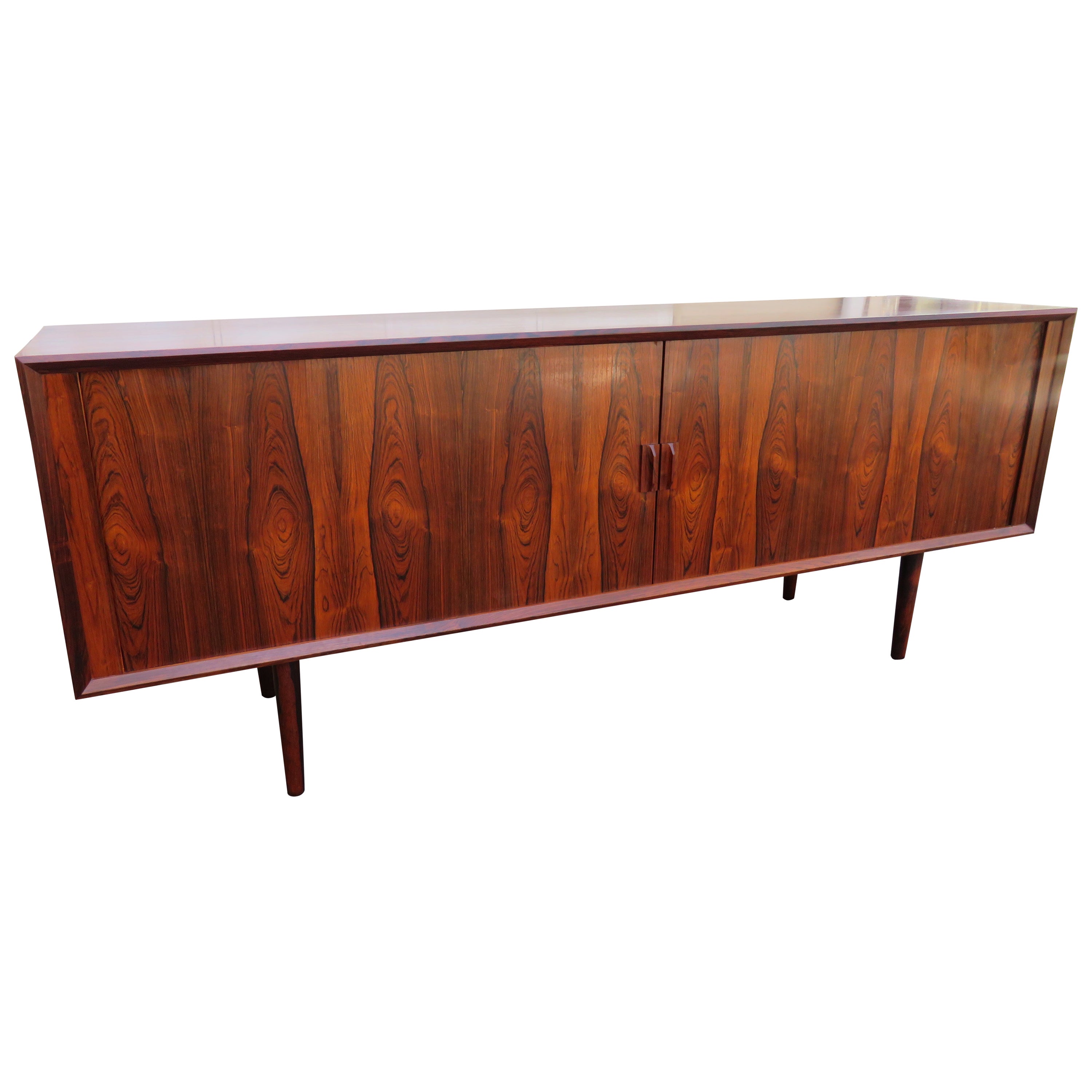 Magnificent Ib Kofod-Larsen Brazilian Rosewood Credenza for Faarup
