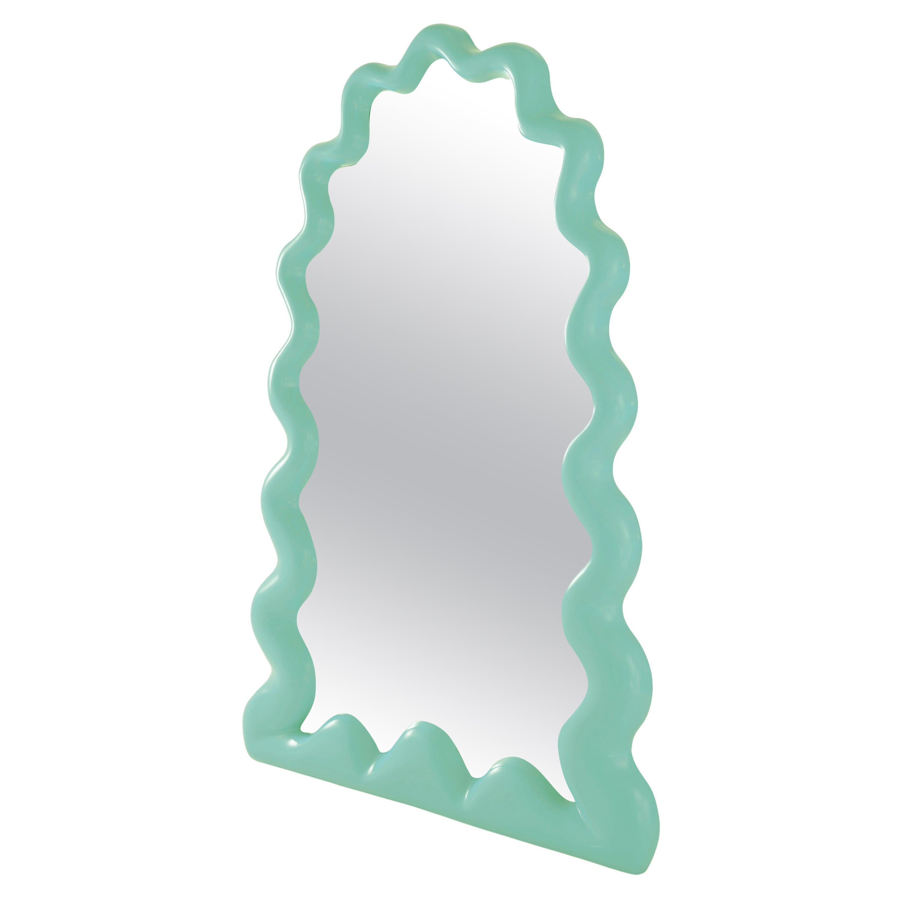 La Celebracion Floor Mirror in Mint  For Sale