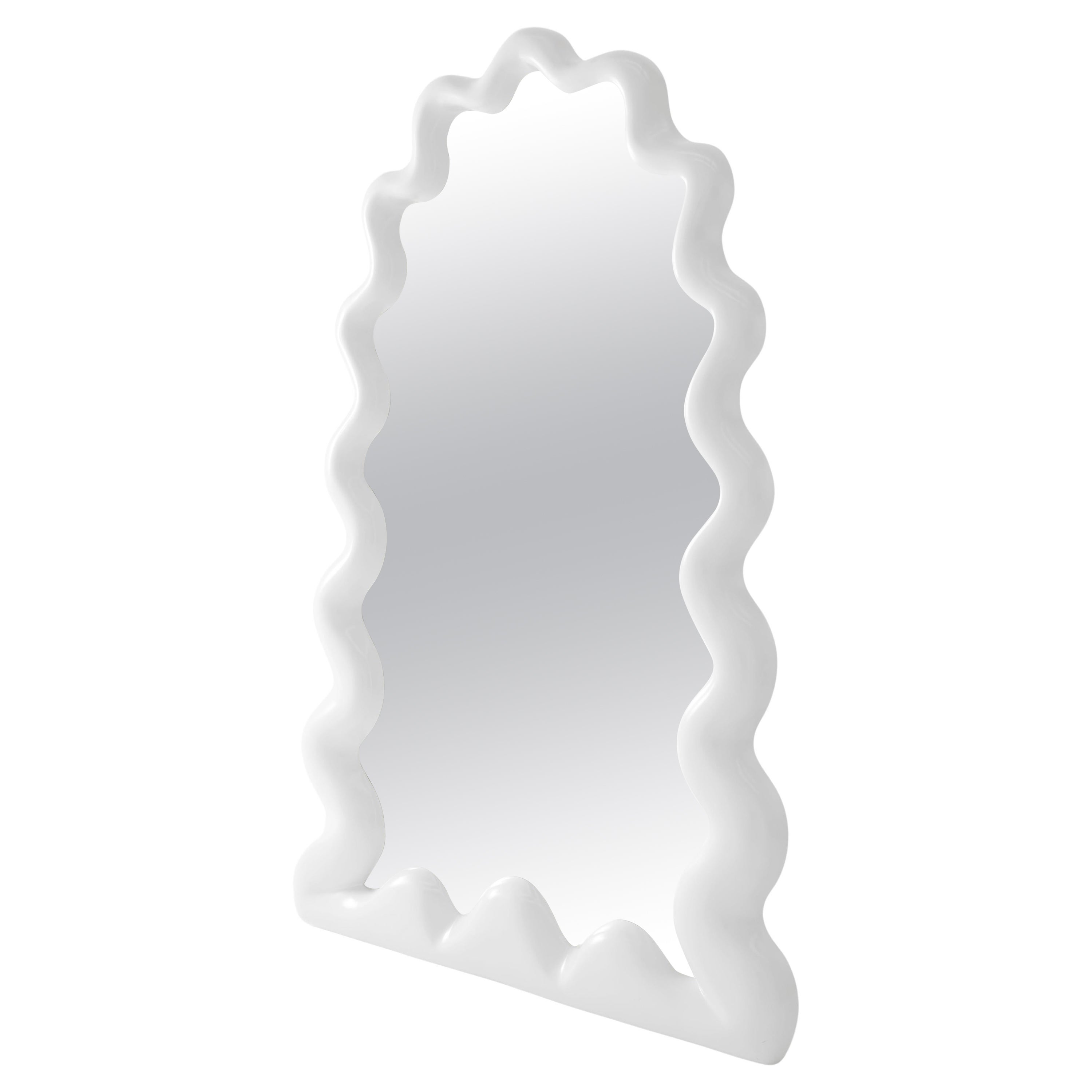 La Celebracion Floor Mirror in Off White  For Sale