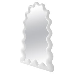 La Celebracion Floor Mirror in Off White 