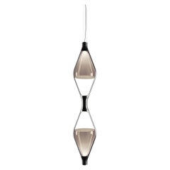 'Viceversa 2' Modular Suspension Lamp by Noé Lawrance for Kdln in Smoke Grey