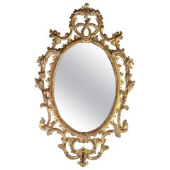 19th C. French Rococo Gilt Wood Mirror
