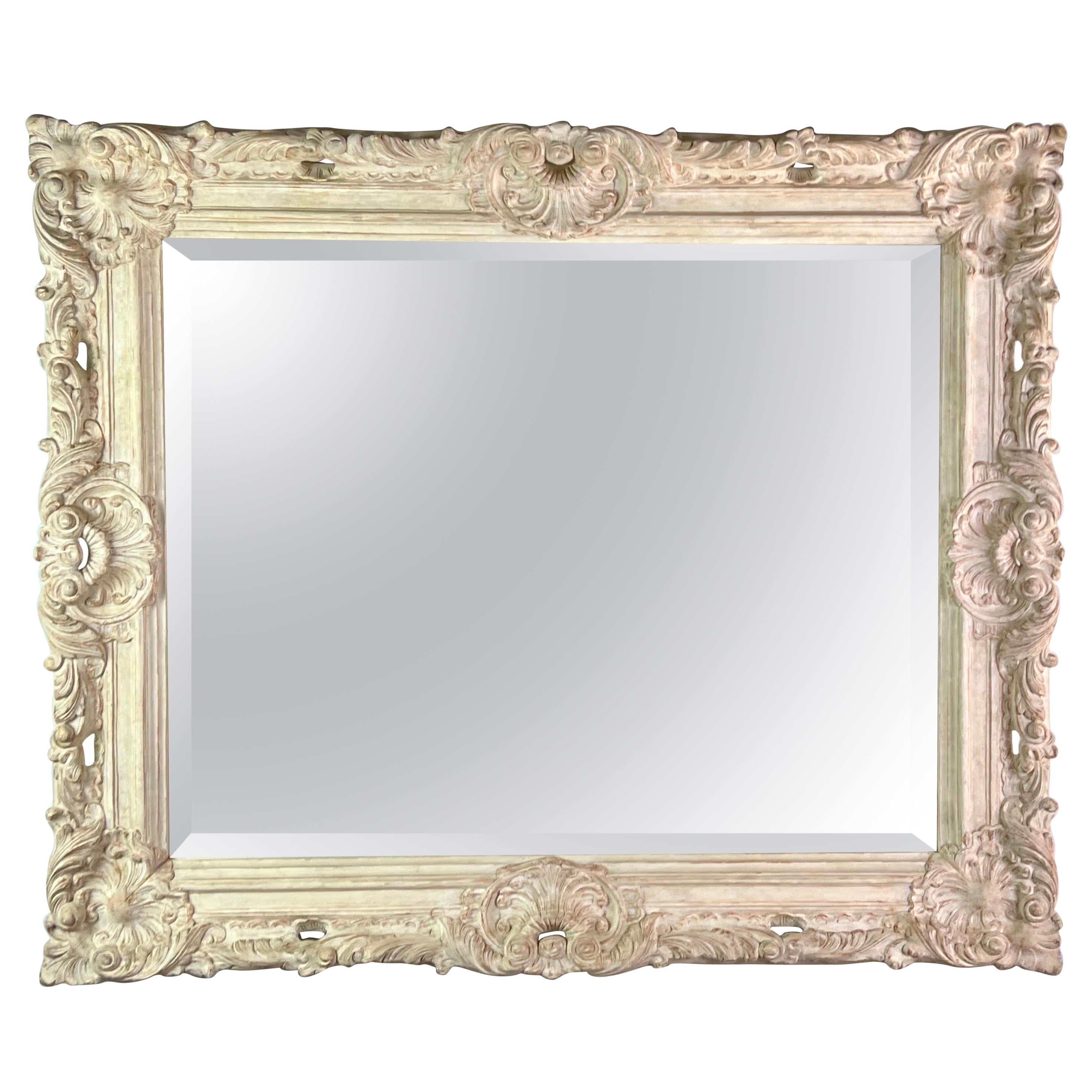 Monumental French Rococo Style Mirror