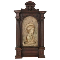 Used Large Sculptural Italian Baroque Tabernacle Frame, Late 18th Century
