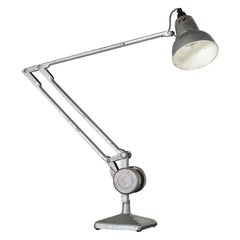 Heavy Form 1950s Architects Desk Office Anglepoise Table Lamp by British Admel