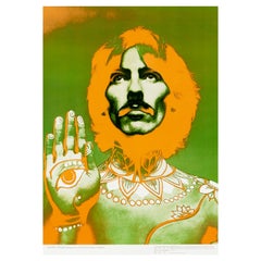 George Harrison Original Vintage Poster by Richard Avedon, 1967