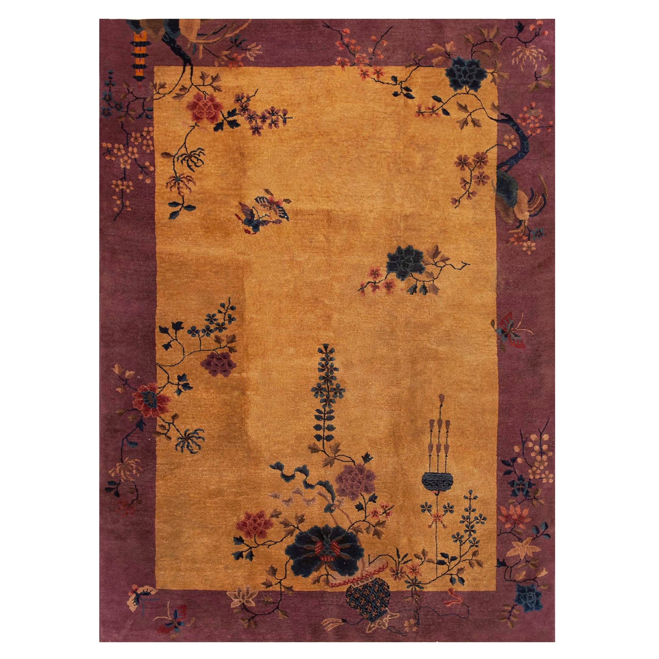Alfombra Art Decó china de los años 20