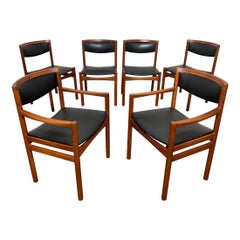 Set of Six Danish Teak Dining Chairs by SAX, Circa 1960s