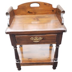 Vintage Pennsylvania House Pine Side Table Nightstand Washstand