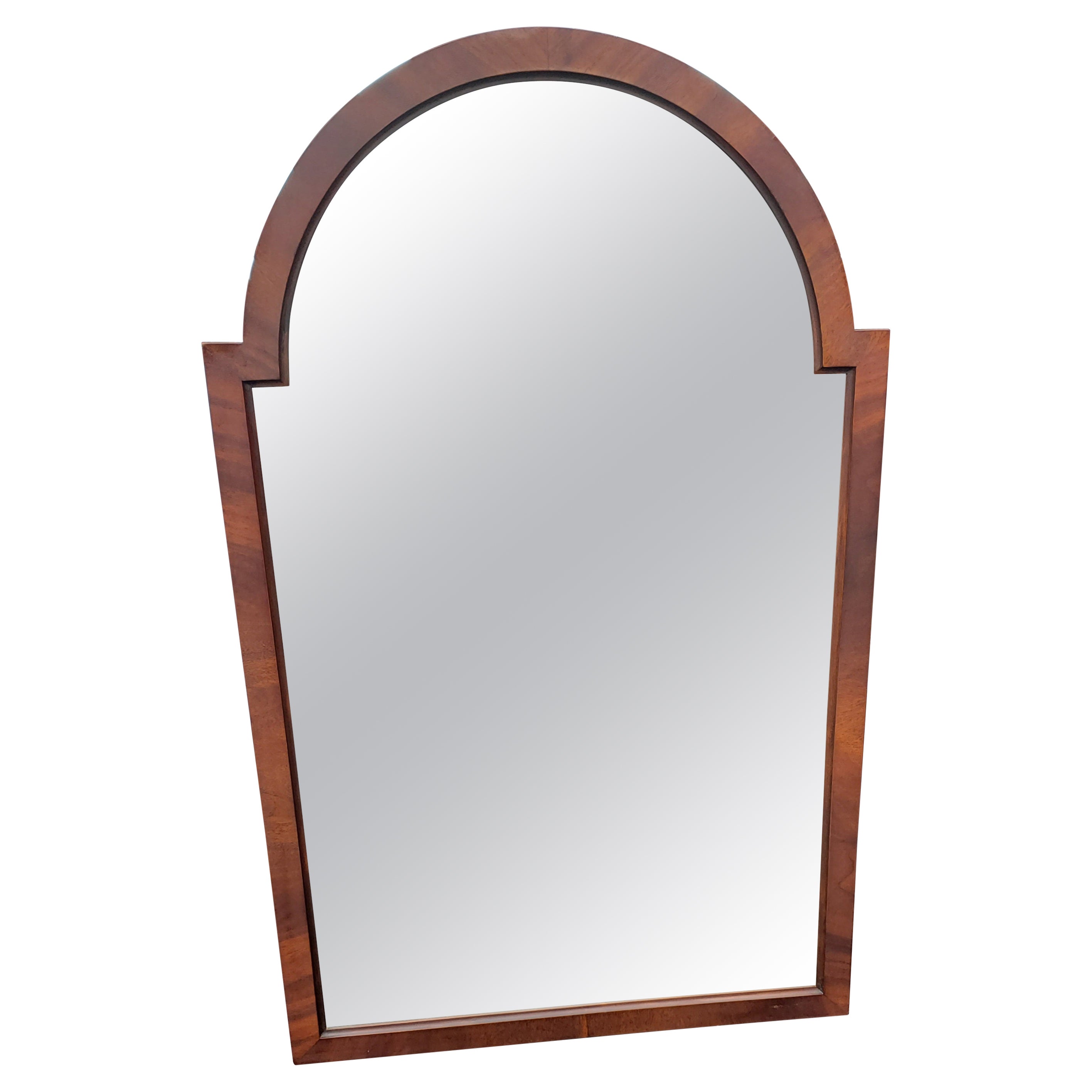 Wooden Framed Arched Mirror at 1stDibs