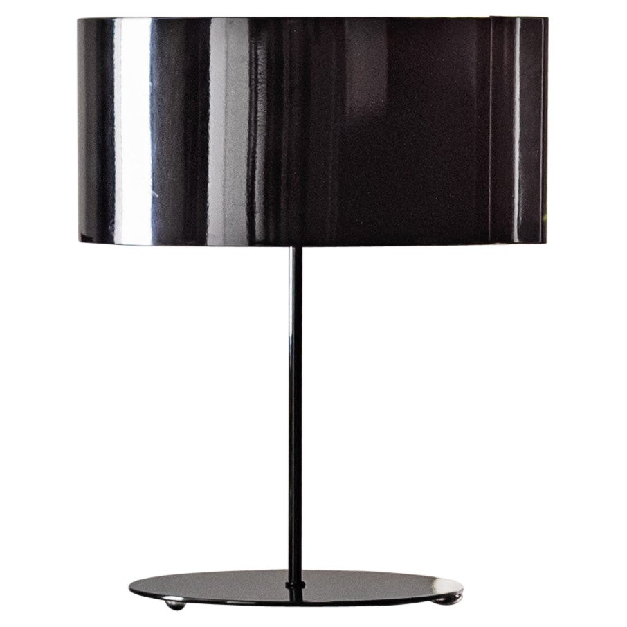 Switch Black Table Lamp by  Lendo  for Oluce For Sale
