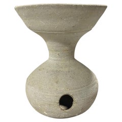 Ancien vase ou urne en poterie japonaise Wabi-Sabi de Sueki Sue Ware