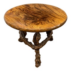 French Grapevine and Mahogany Table