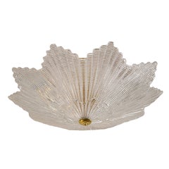 Large Murano Star-Shaped Ceiling Fixture