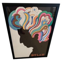 Original Vintage Framed Bob Dylan Poster