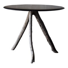 Tavolo giapponese in legno driftwood / Tavolo da esposizione / Portafiori / Tavolo Wabisabi