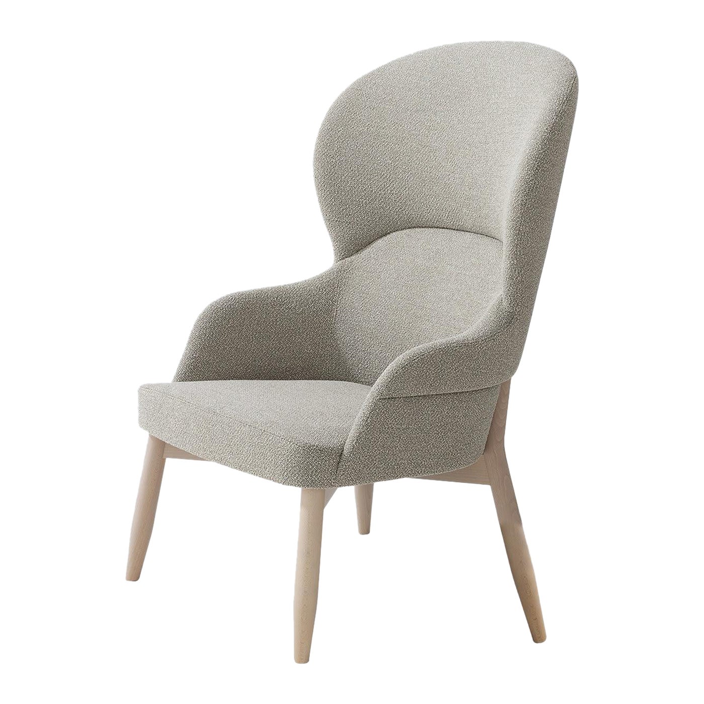 Fauteuil Spy 658 beige et gris d'Emilio Nanni en vente