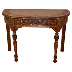 19th Century Demi-Lune Table