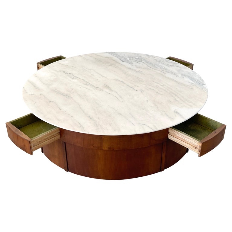 Italian Marble Coffee Table at 1stDibs