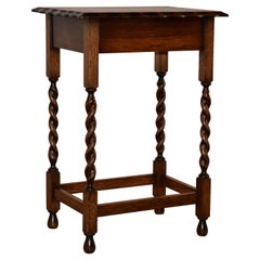 Circa 1900, English Oak Side Table