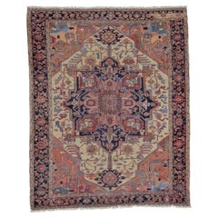 Antiker persischer Serapi-Teppich um 1900