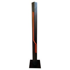 Neon Sculpture & Torchiere Lamp by Rudi Stern for Let There Be Neon, circa 1976