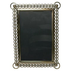 Large Antique English Brass Photograph / Picture Frame, c.1890