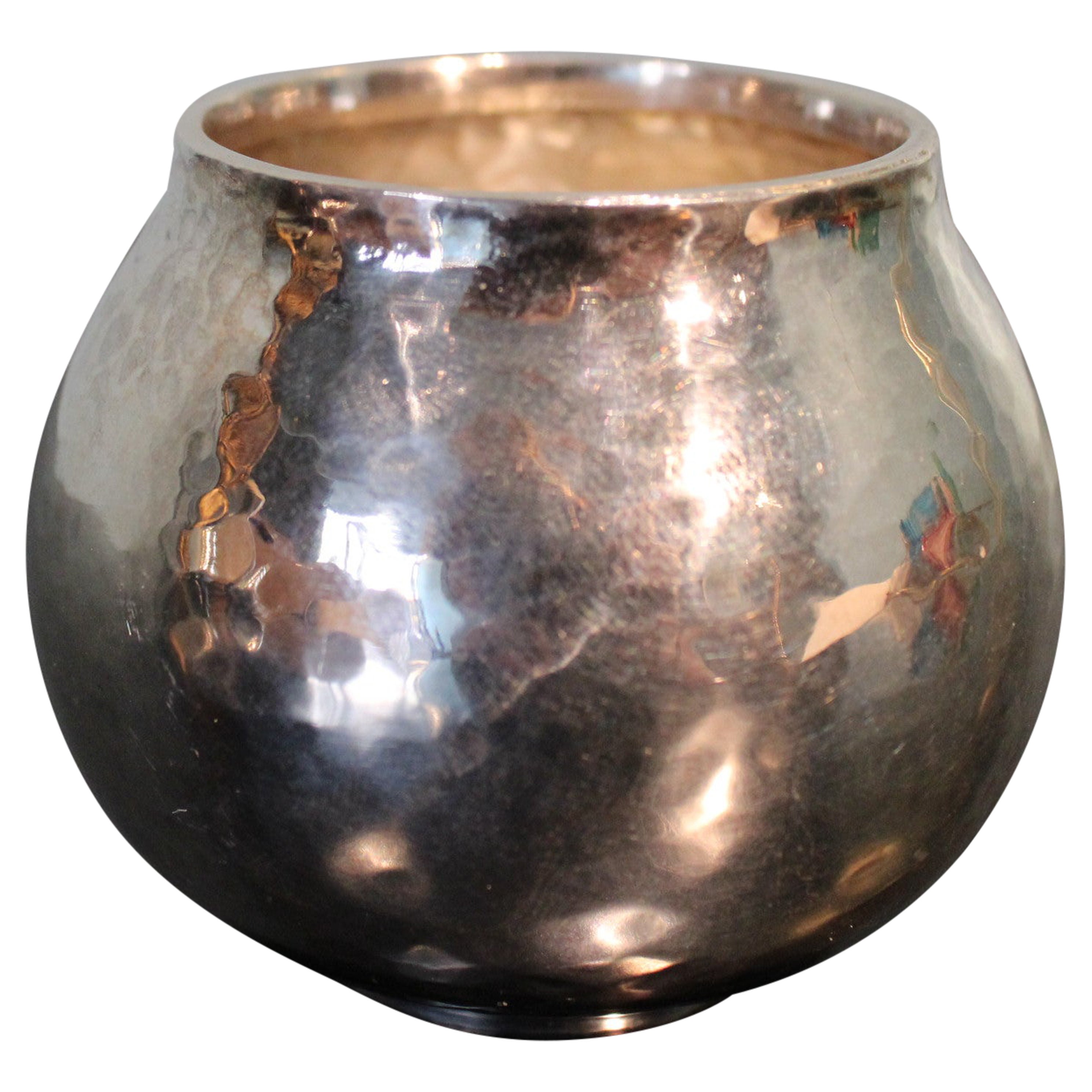 Small Lalaounis Silver Vase For Sale