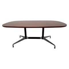 Eames "Segmented Base" Table with Stained White Oak Top for Herman Miller