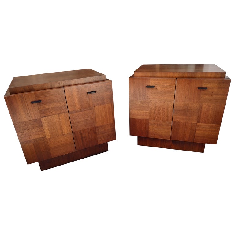 Pair of MidCentury Modern Night Tables by Lane at 1stDibs