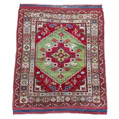 Antique Turkish Bergama Rug, Circa 1920