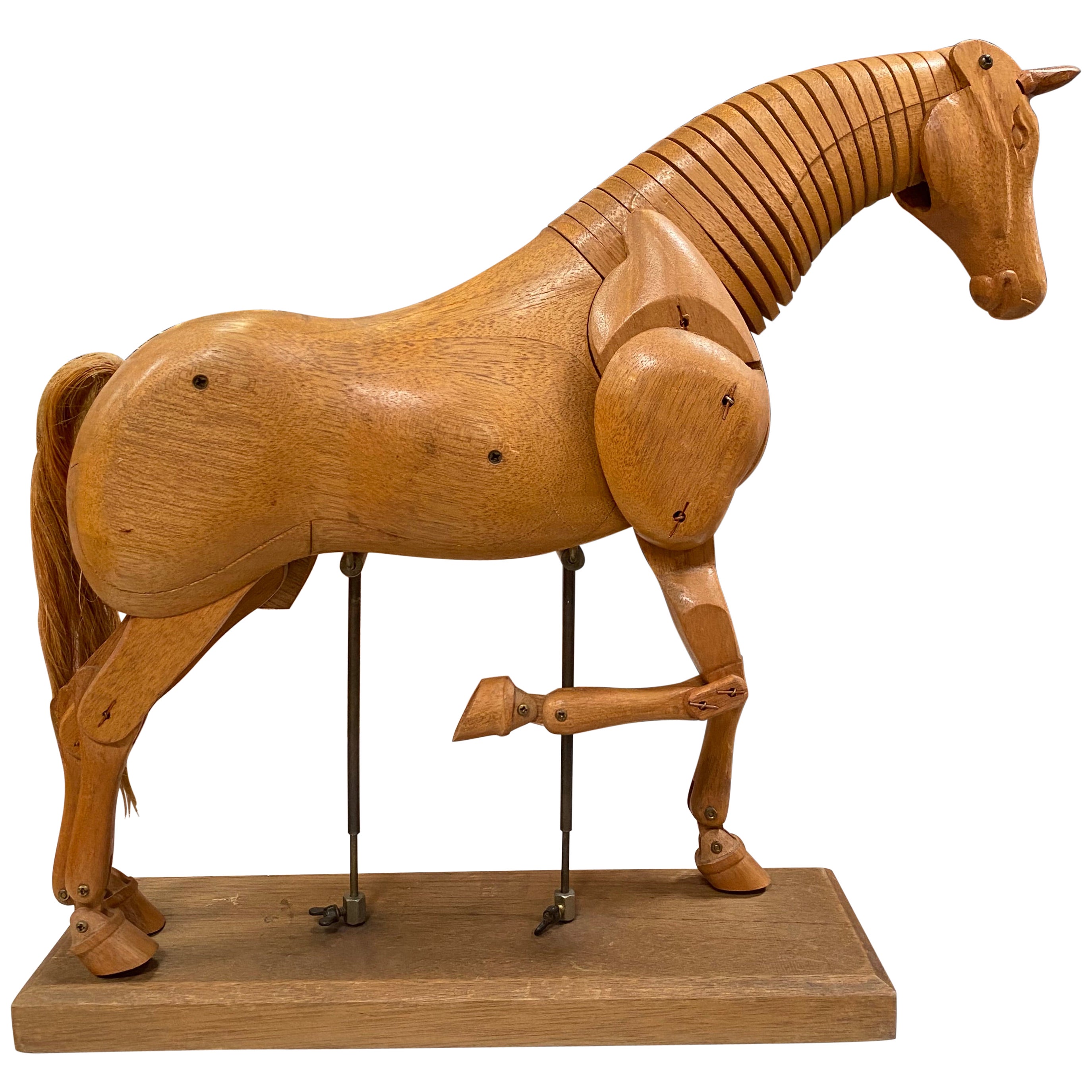 1980s Wood Italian Horse Sculpture at 1stDibs