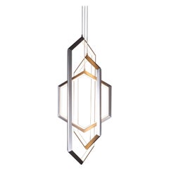 Orbis VX46 Hexagon Geometric Modern Led Chandelier Light Fixture
